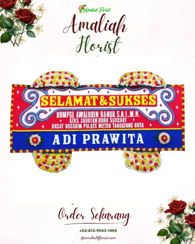 Karangan Bunga Ucapan Selamat di Jambe