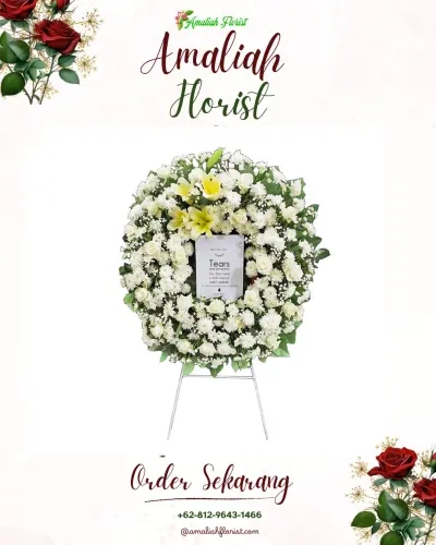 Krans Bunga Duka Cita di Jambe