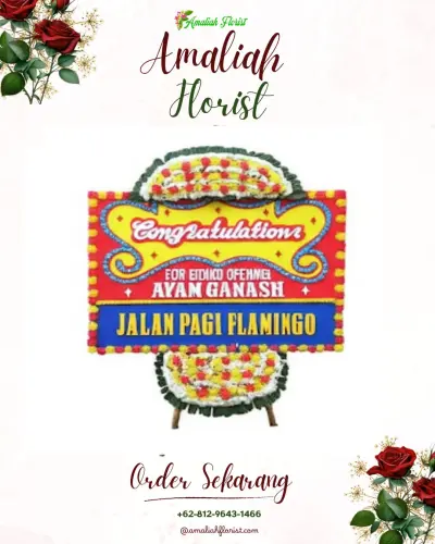 Bunga Papan Congratulation di Jambe
